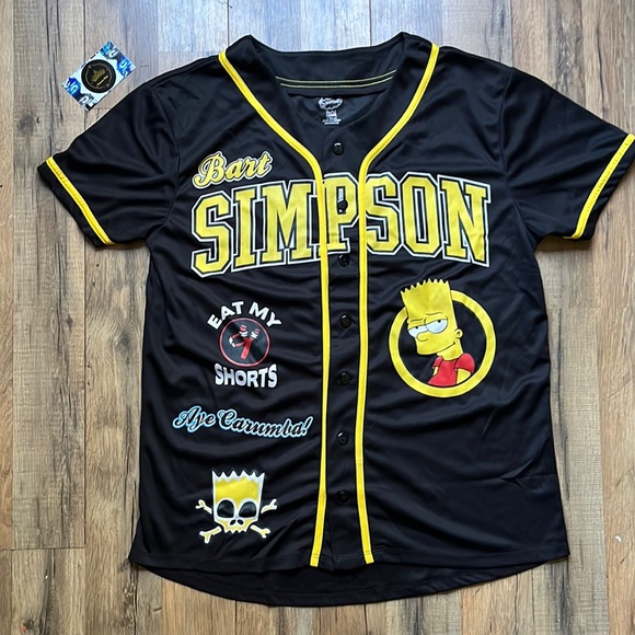 Vintage Graphic Bart Simpson Jersey in men’s size large! Brand new !! - Picture 1 of 7